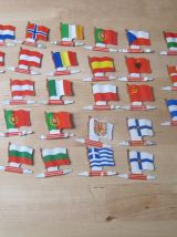 29 ANCIENNES PLAQUES METAL PUBLICITAIRE DRAPEAU L ALSACE