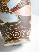 paire de vases porcelaine Satsuma vintage