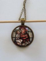 Pendentif Religieux Médaillon Saint ANTOINE