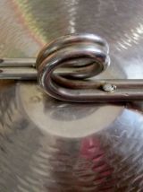 Légumier en aluminium martelé années 50/60 - Design Italien 