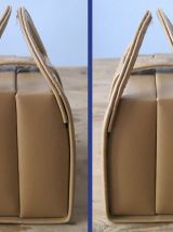 1 Petit sac - Porte-bagues en plastique et feutrine