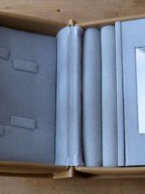 1 Petit sac - Porte-bagues en plastique et feutrine