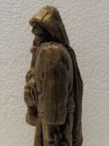 Bouchon bouteille résine vintage couple pêcheurs