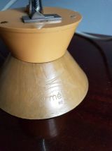 lampes diabolo d'atelier vintage Armélec en bakélite marron 