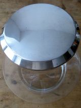 Bocal à punch en verre fin avec louche