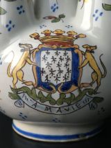 Bouquetière en faïence de Desvres 