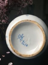 Bouquetière en faïence de Desvres 