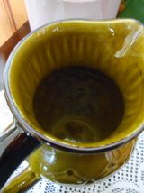 Pichet à eau céramique Résille