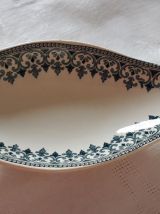 Soupière et 2 raviers en demi porcelaine Badonviller