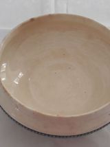 Soupière et 2 raviers en demi porcelaine Badonviller