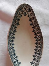 Soupière et 2 raviers en demi porcelaine Badonviller