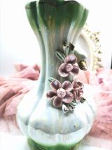 Vase en céramique cygne