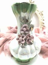 Vase en céramique cygne