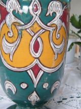 Ancien vase amphore terre cuite artisanat Tunisien 