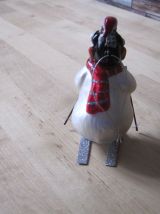 Boule de noel forme d'ours année 1980/1990 