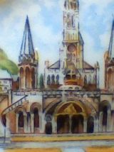 cendrier-vide poche porcelaine d'art de limoges