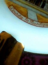 cendrier-vide poche porcelaine d'art de limoges