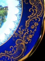 Assiète décorative porcelaine de limoges signée