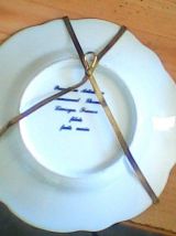 Assiète décorative porcelaine de limoges signée