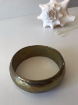 Bracelet en laiton martelé
