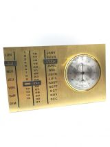 Calendrier perpétuel avec thermomètre