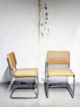 Paire de Chaises Cesca B32 de Marcel Breuer