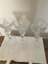 lot de 3 bougeoirs  en verre. Ils trouveront leur 