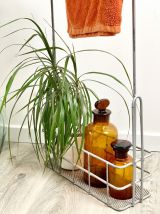 Ancien vestiaire de piscine métal bracelet jaune