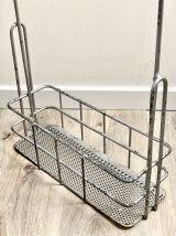 Ancien vestiaire de piscine métal bracelet jaune