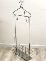 Ancien vestiaire de piscine métal bracelet jaune