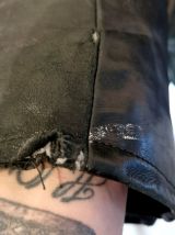 Blouson en cuir vintage SEGURA