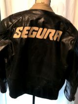Blouson en cuir vintage SEGURA