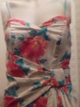 Robe bustier vintage Laura Ashley 38