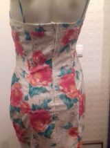 Robe bustier vintage Laura Ashley 38