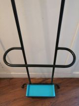 Grand porte manteau métal &amp; boules bois 50s Roger Feraud