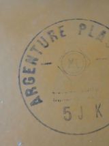 Grand porte manteau métal &amp; boules bois 50s Roger Feraud