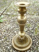 bougeoir  ancien   en laiton , vintage