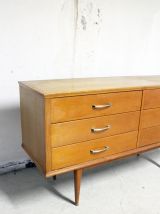 Commode Enfilade vintage scandinave teck années 70