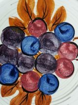 Plat à tarte Motif raisin