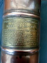 Pulvérisateur ancien Muratori Paris cuivre et laiton