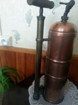 Pulvérisateur ancien Muratori Paris cuivre et laiton