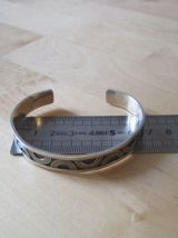      Bracelet metal argenté reglable mixte   