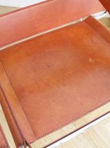 Fauteuil Wassily B3 de Marcel Breuer 90's cuir cognac
