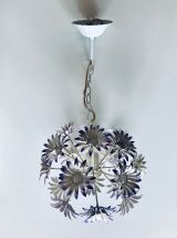 Suspension luminare vintage bouquet de fleurs