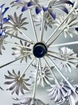 Suspension luminare vintage bouquet de fleurs