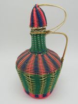 bouteille scoubidou vintage