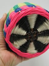 bouteille scoubidou vintage