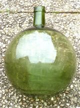 dame jeanne en verre , vintage