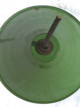 abat-jour, suspension  en acier  émaillé, vintage