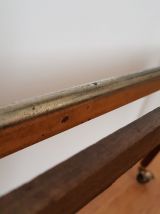 Console Ciatti, bois, verre et métal